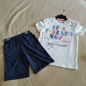 NWT Boys Size 7 shorts & shirt